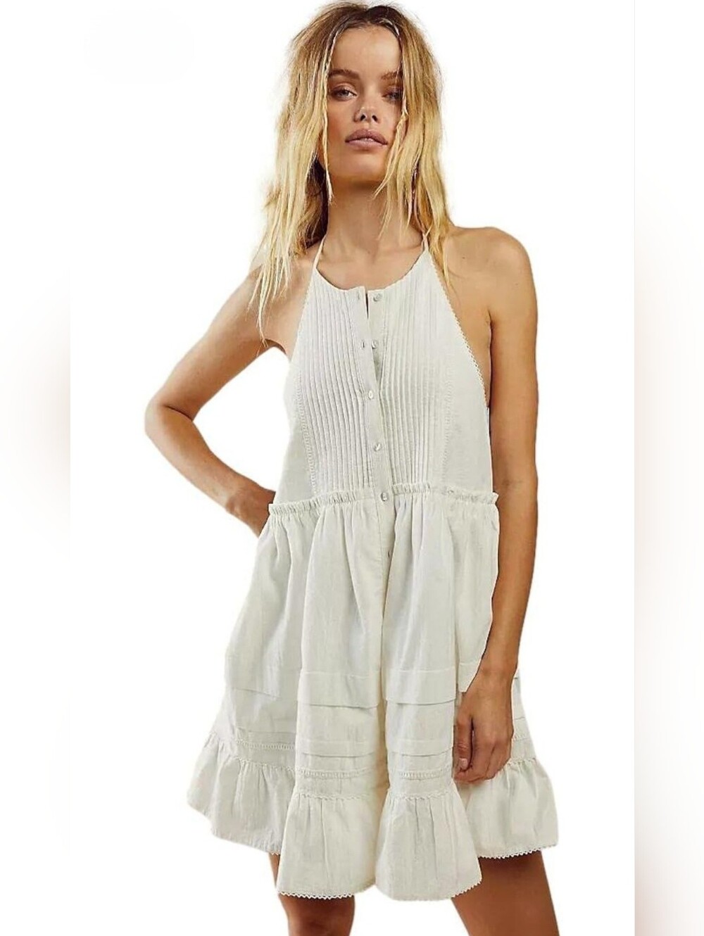 ** SOLD** Free People Desert Days Mini Dress Size Small - Picture 3 of 8